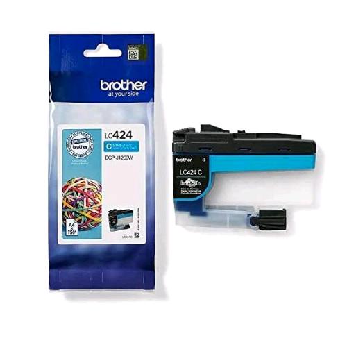 BROTHER LC424C CARTUCCIA INK-JET CIANO A RESA STANDARD PER STAMPANTE DCPJ1200W 7