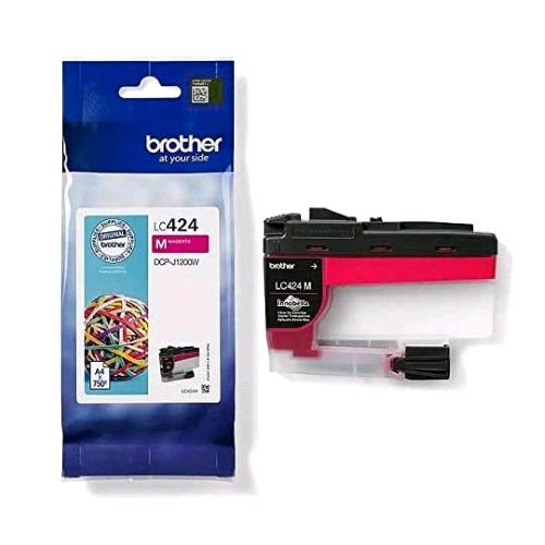 BROTHER LC424M CARTUCCIA INK-JET MAGENTA A RESA STANDARD PER STAMPANTE DCPJ1200W