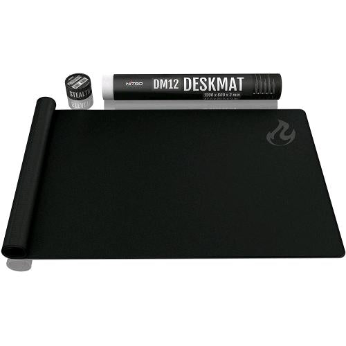 NITRO CONCEPTS DM12 DESKMAT TAPPETINO PER MOUSE 1200 x 600 NERO