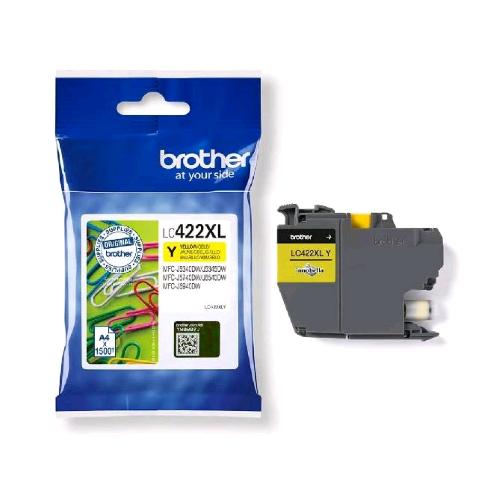 BROTHER LC422XLY CARTUCCIA INKJET GIALLO XL PER STAMPANTI MFCJ5340DW MFCJ5740DW