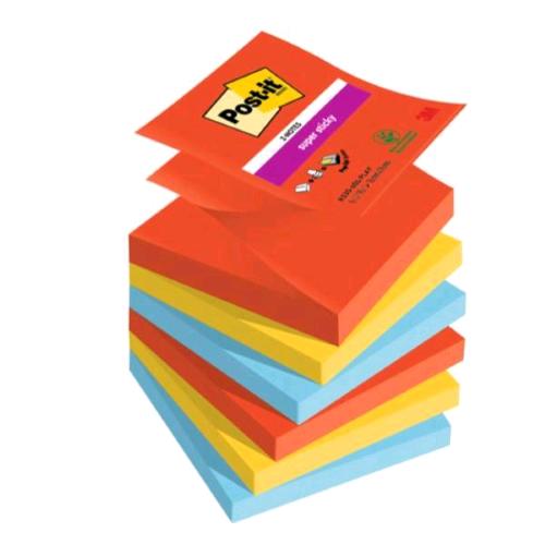 3M POST-ITPLAYFUL BLOCCHETTI 90 FOGLI COLORI ASSORTITI CONF 6 Pz.
