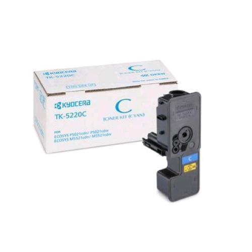 KYOCERA TK-5220C TONER CIANO PER ECOSYS P5021cdn/cdw e ECOSYS M5521cdn/cdw 1.200