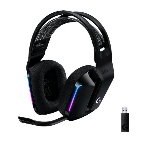 LOGITECH G733 LIGHTSPEED CUFFIA GAMING CON MICROFONO WIRELESS LIGHTSYNC RGB TECN