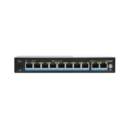VULTECH VS-POE2082GE-120W SWITCH NON GESTITO 8 PORTE 10/100 FE + 2 PORTE UPLINK