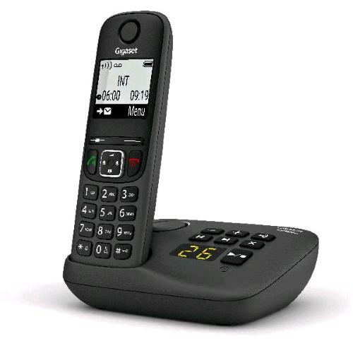 GIGASET AS490 A CORDLESS DECT CON SEGRETERIA BLACK