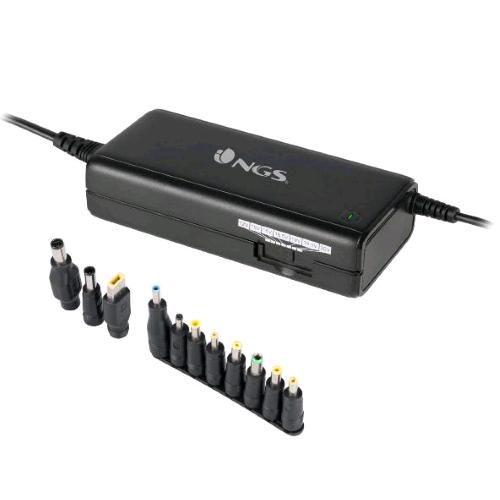 NGS BAN ALIMENTATORE UNIVERSALE PER NOTEBOOK FINO A 90W 11 ADATTATORI BLACK