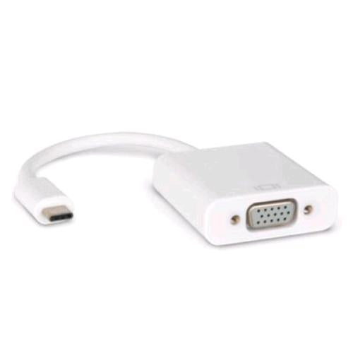 HAMLET HVATC2VGA ADATTATORE VIDEO USB TYPE-C 3.1 TO VGA 1080P BIANCO