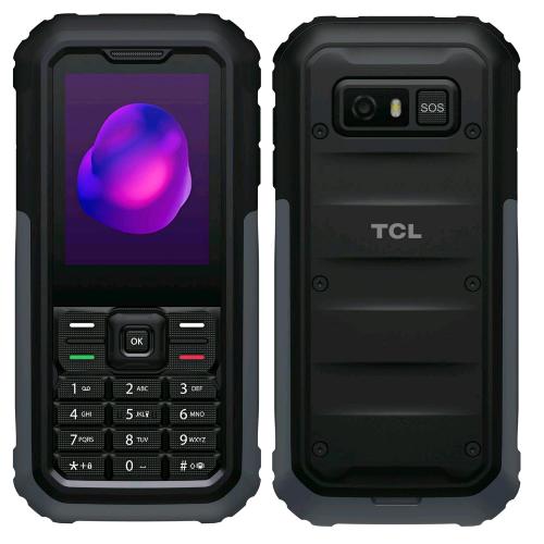 TCL 3189D RUGGED 4G DUAL SIM 2.4" PROTEZIONE INFILTRAZIONE LIQUIDI E POLVERE IP6