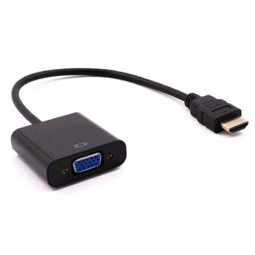 NILOX ADATTATORE HDMI - VGA M/H HDMI tipo A (Standard) VGA (D-Sub) BLACK