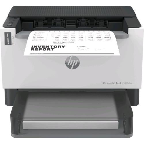 HP LASERJET TANK 2504dw STAMPANTE LASER B/N A4 WI-FI DUAL BAND FRONTE RETRO 22pp