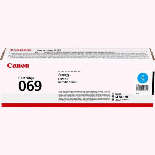 CANON 069 C TONER CIANO PER LBP673Cdw MF752Cdw MF754Cdw 1.900 PAGINE