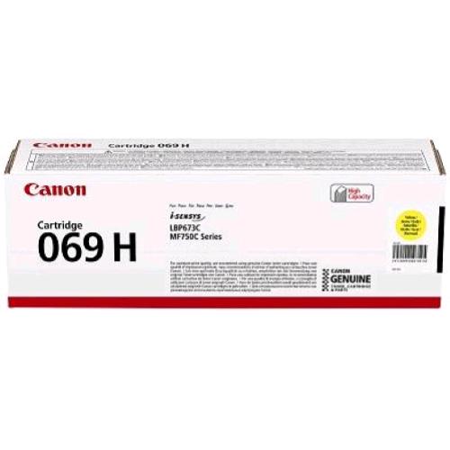 CANON 069 H TONER GIALLO ALTISSIMA RESA PER LBP673Cdw MF752Cdw MF754Cdw 5.500 PA