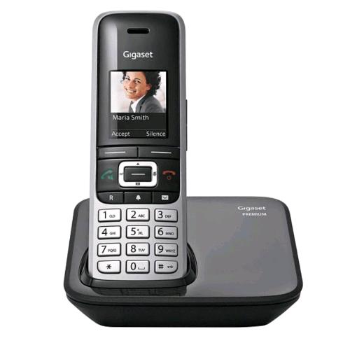 GIGASET PREMIUM 100 CORDLESS DECT RUBRICA 500 CONTATTI CON IMMAGINE VIVAVOCE NUM