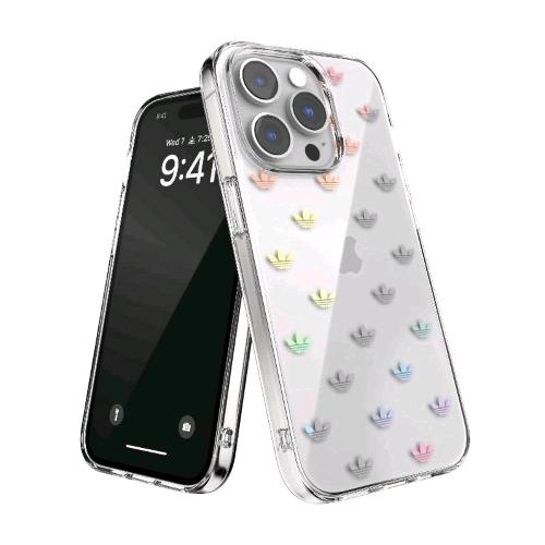 ADIDAS CLEAR APPLE iPHONE 14 PRO COVER IN TPU CON STAMPA DALL'INCONFONDIBILE LOO