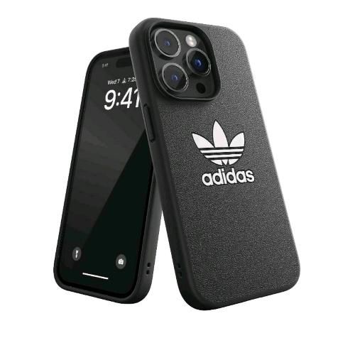 ADIDAS ICONIC APPLE iPHONE 14 PRO COVER IN TPU CON IL CLASSICO LOGO DEL TRIFOGLI