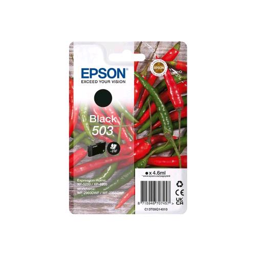 EPSON 503 CARTUCCIA INCHIOSTRO NERO 4.6 ML PER EPL 5200; RIP Station 5200; WorkF