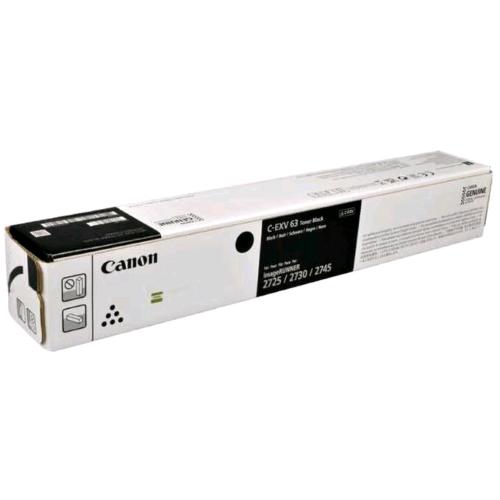 CANON C-EXV 63 TONER NERO PER IR 2725I 2730I 2745I 30.000 PAGINE