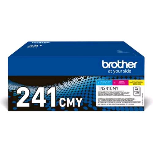 BROTHER TN-241CMY TONER MULTIPACK CIANO/MAGENTA/GIALLO PER MFC-9140CDN, MFC-9330