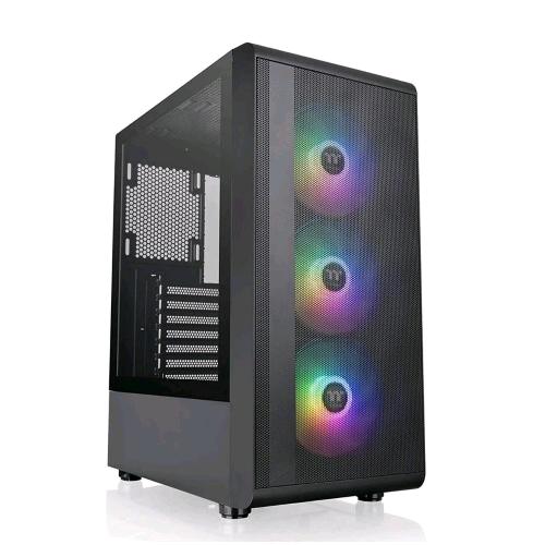 THERMALTAKE S200 TG ARGB CASE MID TOWER MINI-ITX MICRO-ATX ATX FRONTALE MESH PAN