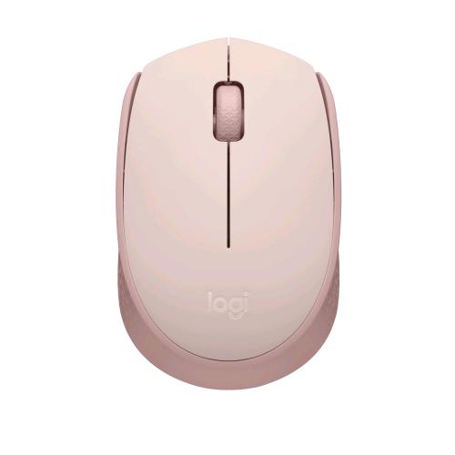 LOGITECH M171 MOUSE OTTICO WIRELESS RF 2.4GHz AMBIDESTRO 3 PULSANTI ROSA