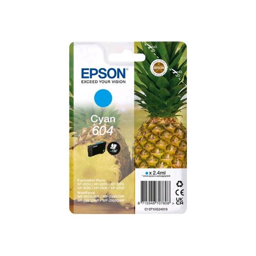 EPSON 604 CARTUCCIA INK CIANO 2.4 ML PER Expression Home XP-4200; Home Cinema 32