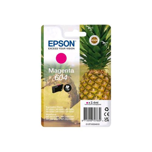 EPSON 604 CARTUCCIA INK MAGENTA 2.4 ML PER Expression Home XP-4200; Home Cinema