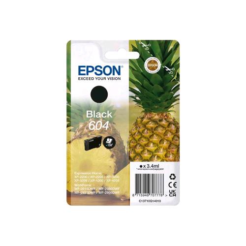 EPSON 604 CARTUCCIA INK NERA 3.4 ML BLISTER CON ALLARME PER Expression Home XP-2