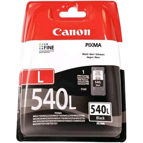 CANON PG-540L CARTUCCIA INK NERO 11 ML PER PIXMA MG2150/3150