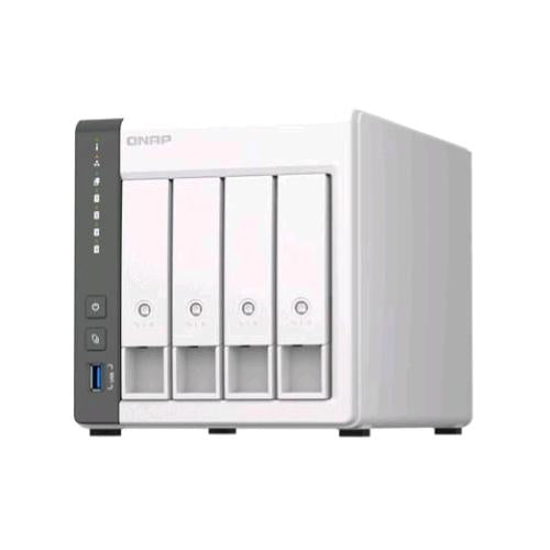 QNAP TS-433 NAS CHASSIS TOWER ARM CORTEX-A55 2GHz RAM 4GB-4BAY HDD/SSD 2.5"/3.5"