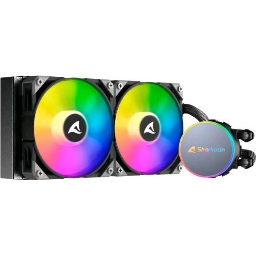 SHARKOON S70 RGB LIQUID COOLING ARGB 240 2 VENTOLE
