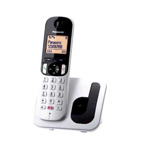 PANASONIC KX-TGC250JTS CORDLESS DECT CON VIVAVOCE BLOCCO CHIAMATE NERO/ARGENTO