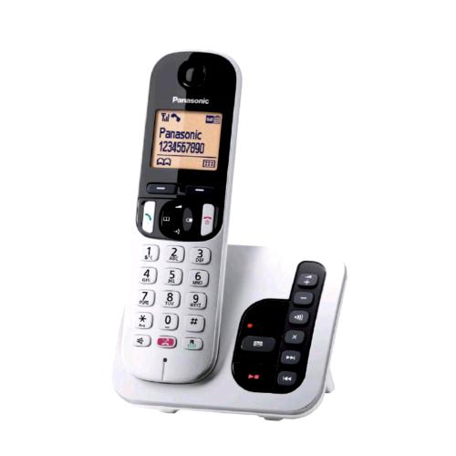 PANASONIC KX-TGC260JTS CORDLESS DECT CON SEGRETERIA VIVAVOCE BLOCCO CHIAMATE NER