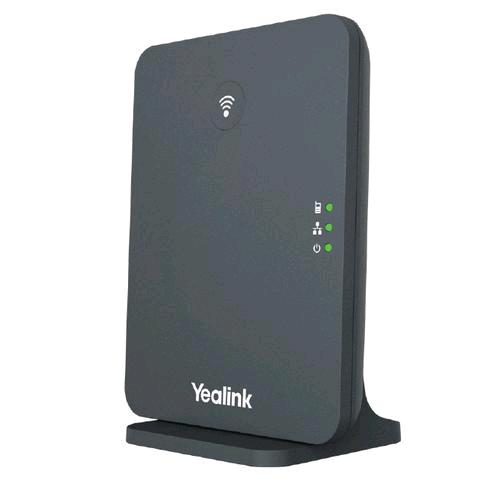 YEALINK STAZIONE BASE TELEFONO CORDLESS DECT IP FINO A 10 CORDLESS POE COLORE GR