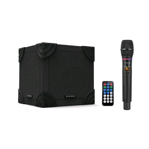 EMPIRE MEDIA HS.MINIQUBO MINI QUBO SISTEMA AUDIO 2.0 PORTATILE CON RADIOMICROFON