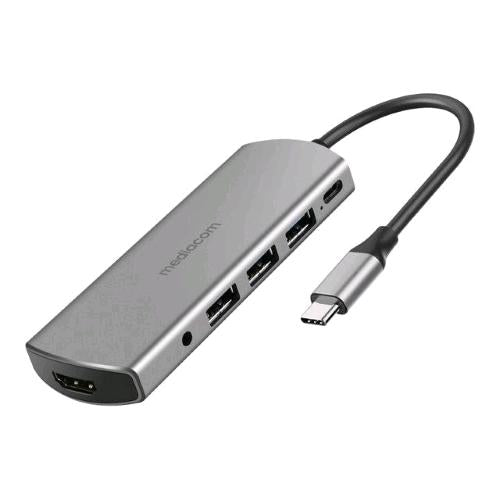 MEDIACOM MD-C309 DOCKING STATION POWER DELIVERY 87 W 3 x USB-A 3.0 - 1 x USB-C 8