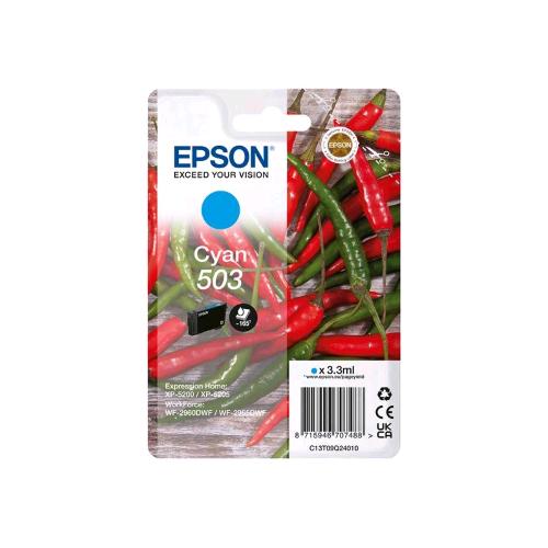 EPSON 503 CARTUCCIA INK CIANO 3.3 ML PER Expression Home XP-5200, XP-5205; WorkF