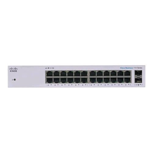 CISCO BUSINESS 110 SERIES CBS110-24T-EU SWITCH NON GESTITO 24 x 10/100/1000 + 2