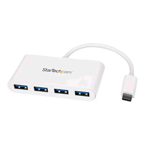STARTECH HB30C4ABW HUB USB-C 4 PORTE USB-A 3.0 SUPERSPEED ALIMENTAZIONE A BUS DE