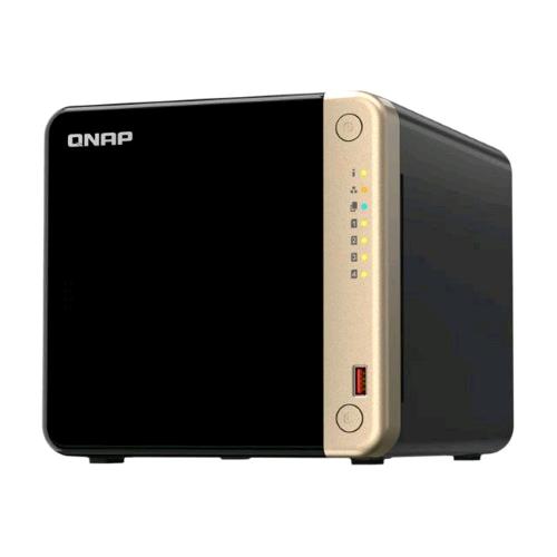 QNAP TS-464-8G NAS 4 BAY INTEL CELERON N5095 2.9GHz RAM 8GB SATA III DISCHI SUPP
