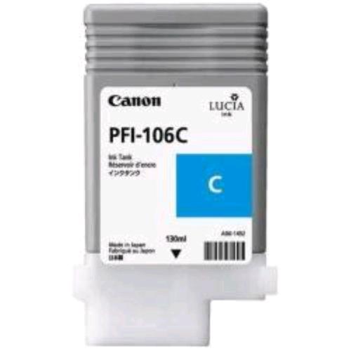CANON PFI-106C TANICA CIANO PER PFI106C - IPF 6400 / IPF 6450 / IPF 6350 / IPF 6