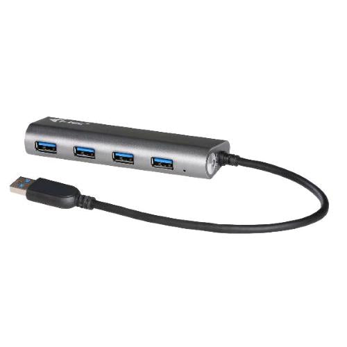 I-TEC U3HUB448 HUB USB-A 3.0 AUTOALIMENTATO IN METALLO 4 x USB 3.2 Gen 1 SUPERSP