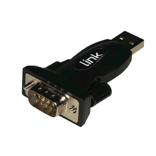 LINK LKCONV23 ADATTATORE DA USB 2.0 A SERIALE RS232 9 PIN MASCHIO CON CAVO 80 CM
