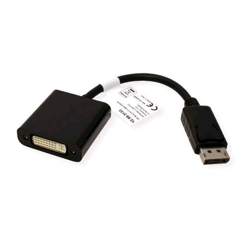NILOX NX080200107 ADATTATORE DISPLAYPORT A DVI-D 24+1 PIN M/F NERO