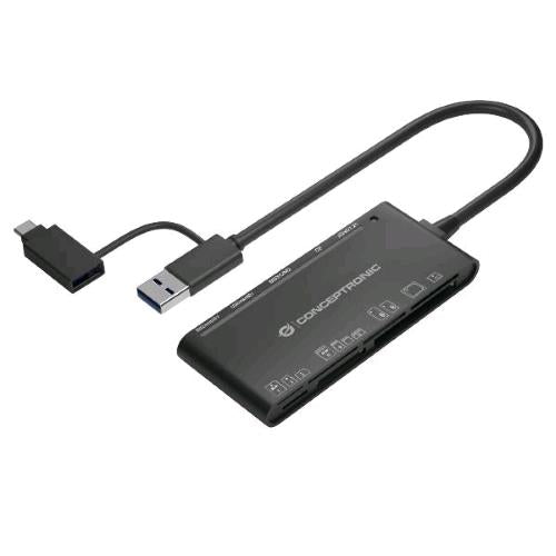 CONCEPTRONIC LETTORE DI SCHEDE 7-IN-1 USB 3.0 - 2-in-1 USB-C USB-A Cable - SD/SD