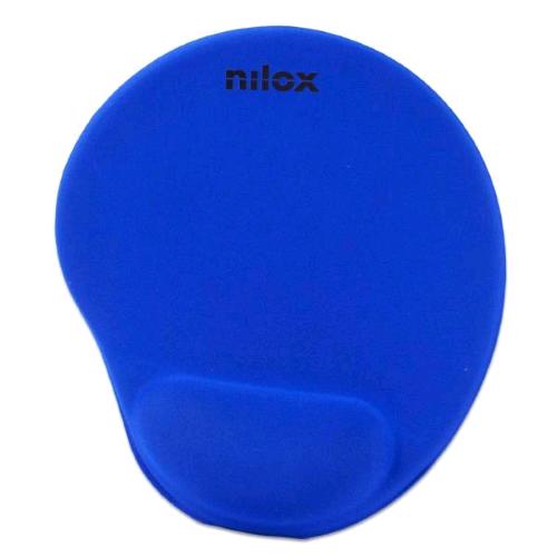 NILOX ERGONOMIC MOUSE PAD TAPPETINO PER MOUSE ERGONOMICO IMBOTTITO DI SCHIUMA AL