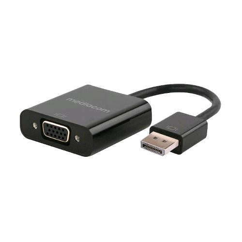 MEDIACOM MD-M300 CAVO ADATTATORE VIDEO DA DISPLAYPORT 20 PIN MASCHIO A VGA HD-15