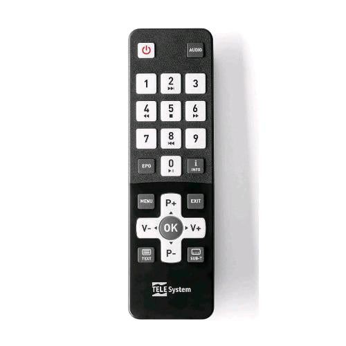 TELESYSTEM FACILE/02/UNICO TELECOMANDO ORIGINALE PER I DECODER DIGITALI TERESTRI