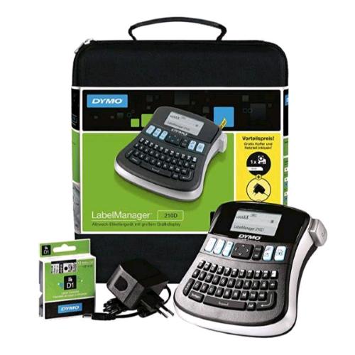 DYMO LABELMANAGER 210D+ QWERTY KITCASE ETICHETTATRICE TERMICA SU NASTRO D1 WIREL