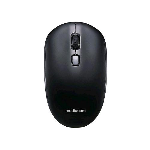 MEDIACOM M-MEA855B MOUSE OTTICO BLUETOOTH 4 PULSANTI 800/1200/1600 dpi BLACK