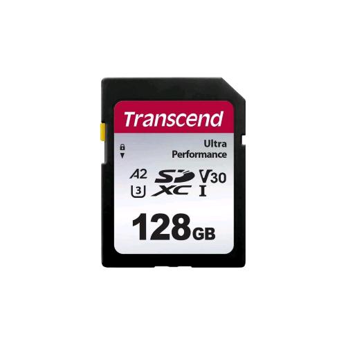 TRANSCEND MEMORY CARD 128GB SD CARD UHS-I U3 A2 ULTRA PERFORMANCE